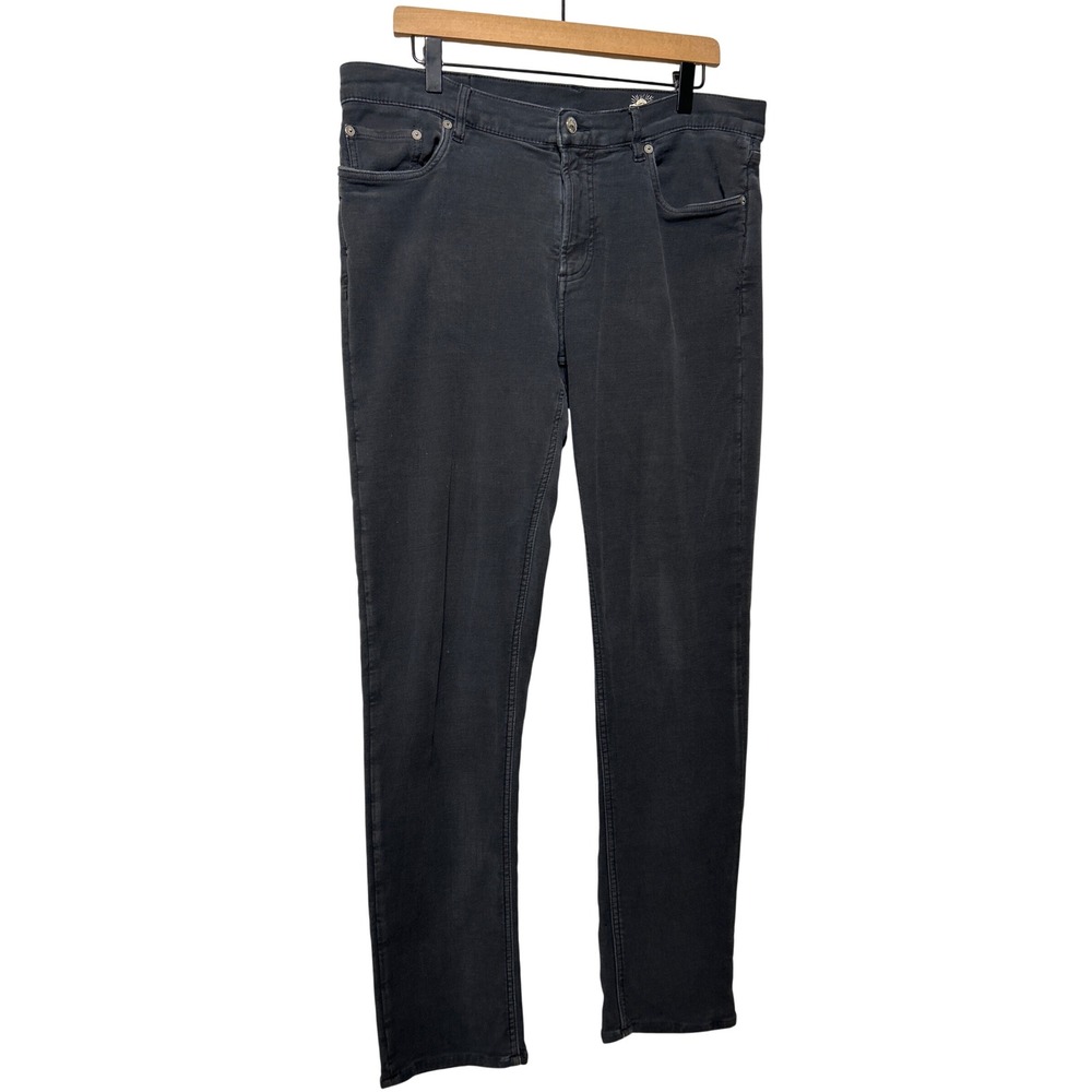 Faherty 5-Pocket Stretch Jeans Faded Black Men's Size 36 W 34 L Retail: $198 EUC